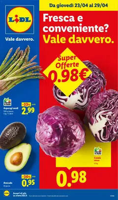 Anteprima del volantino Lidl volantino Fresca e conveniente valido a partire dal 23.04.2026