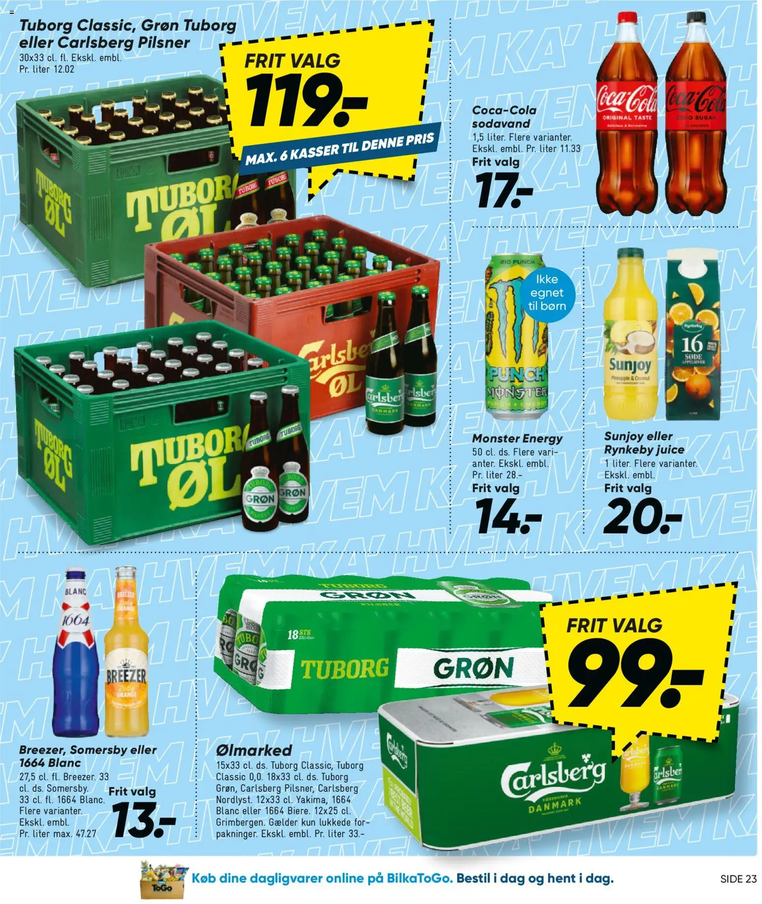 Bilka tilbudsavis – gyldig fra 27.02.2026 | Side: 29 | Produkter: Juice, Sodavand