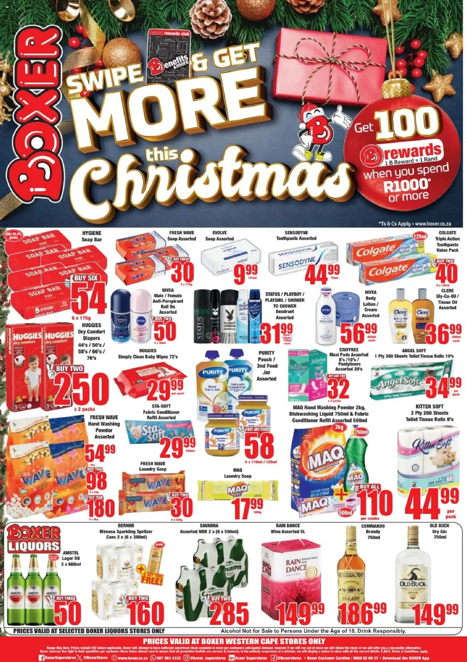 New Boxer catalogue – valid from 17.12.2025 | Page: 8 | Products: Shower, Pads, Soap, Dishwashing liquid