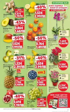 Преглед на Cедмична брошура на Кауфланд - Офертите са валидни от 12.01.2026 | Страница: 3