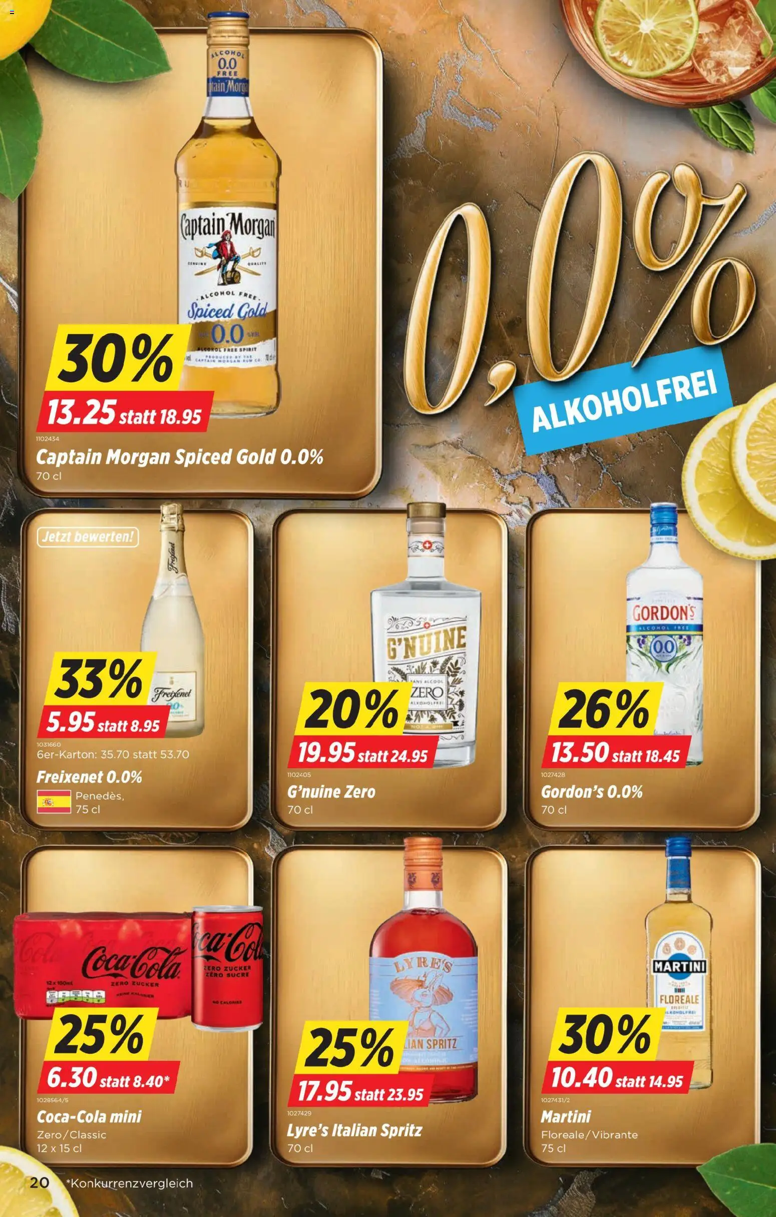 Denner Aktionen – gültig ab 06.01.2026 | Seite: 20 | Produkte: Gin, Zucker