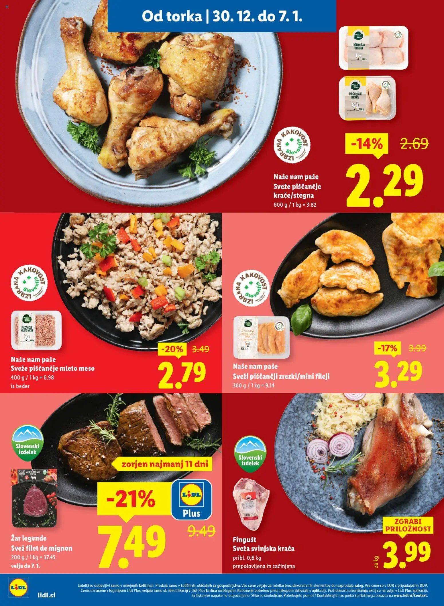 Novi Lidl katalog ponudbe – veljaven od 30.12.2025 | Stran: 2 | Izdelki: Zar, Mleto meso