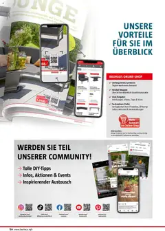 Bauhaus Freizeit im Garten 2025 ab 04.03.2025 gültig | Seite: 154 | Produkte: Video, Couchtisch, Gartenmöbel