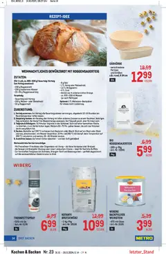 Metro Backen Spezial ab 30.10.2025 gültig | Seite: 14 | Produkte: Wasser, Salz, Duft, Brot