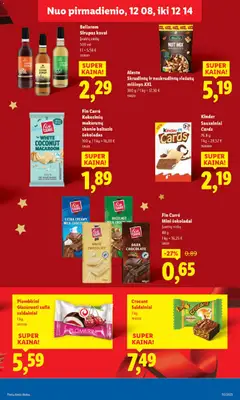 LIDL leidinys galioja nuo 11.12.2025 | Puslapis: 45 | Prekių: Sausainiai, Šokoladas, Saldainiai
