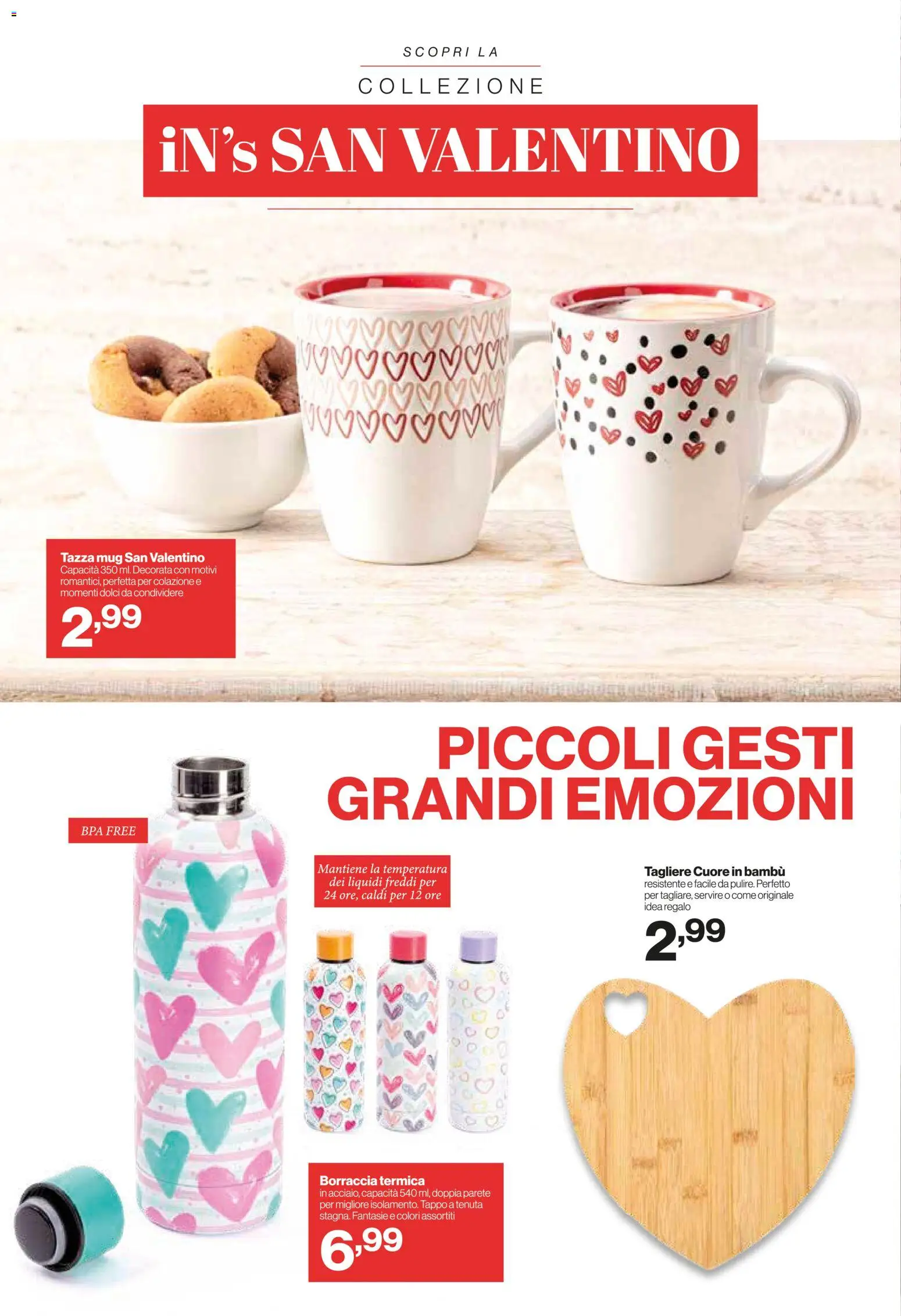 Volantino IN's del 28.01.2026 | Pagina: 14 | Prodotti: Tagliere, Borraccia