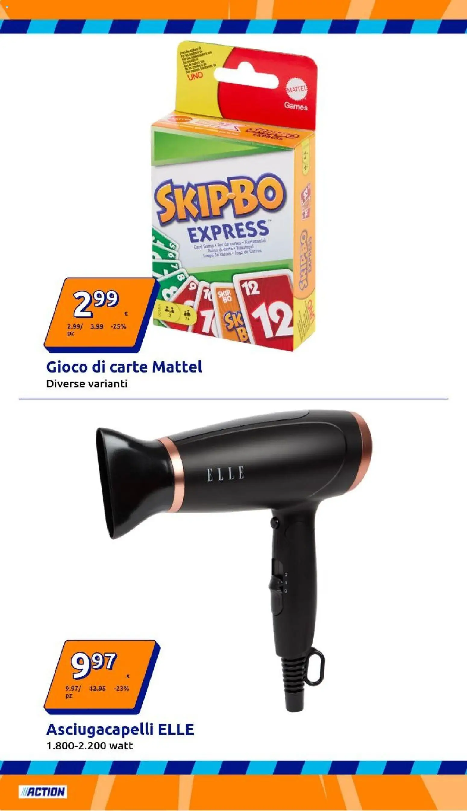 Volantino Action del 31.12.2025 | Pagina: 26 | Prodotti: Gioco, Asciugacapelli