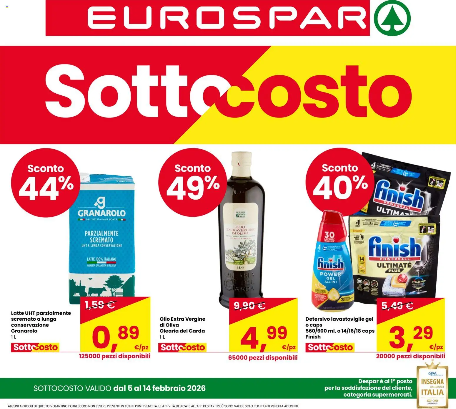 Volantino Eurospar del 05.02.2026 | Pagina: 1
