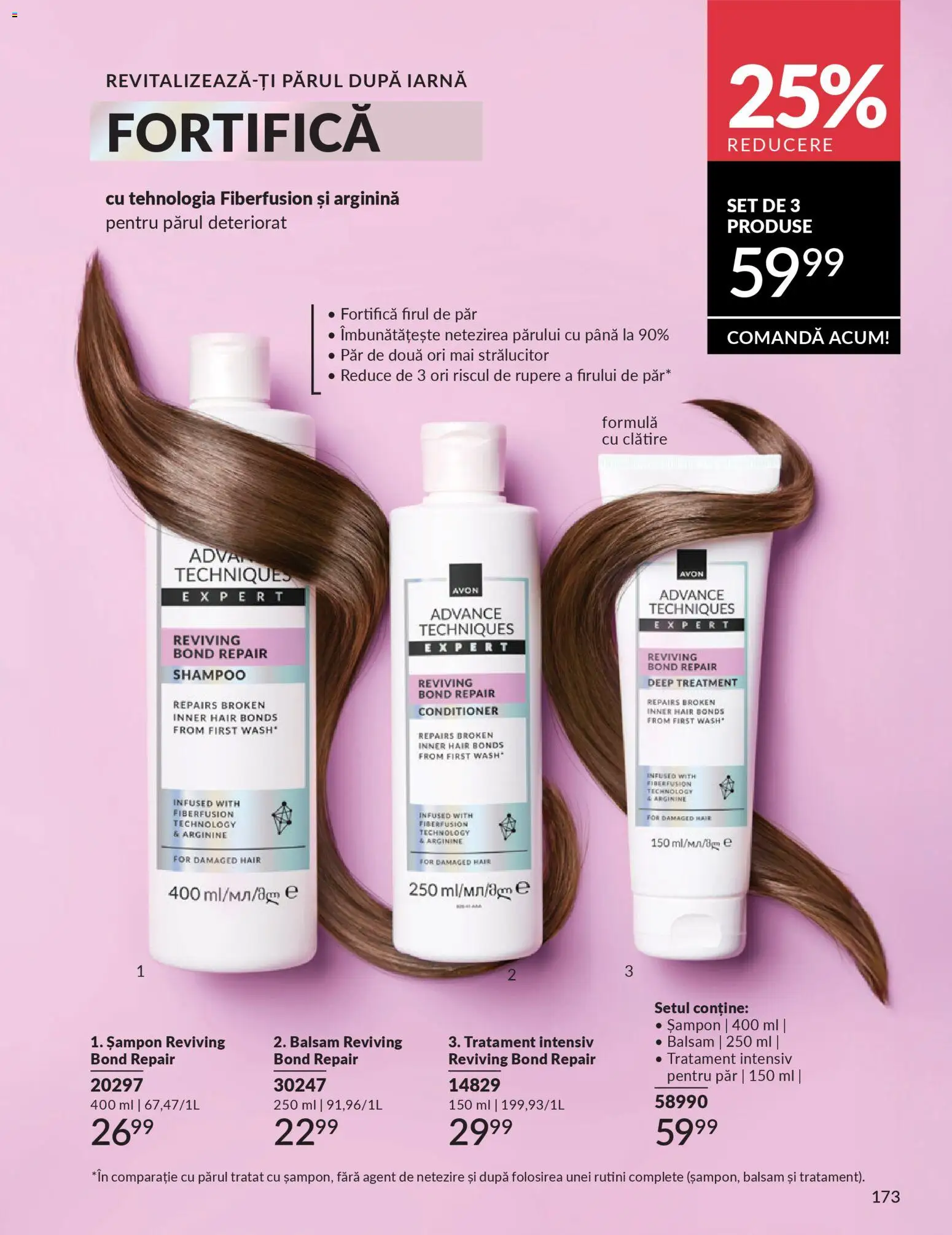 Noul catalog Avon – valabil de la 01.03.2026 | Pagină: 175 | Produse: Șampon, Balsam