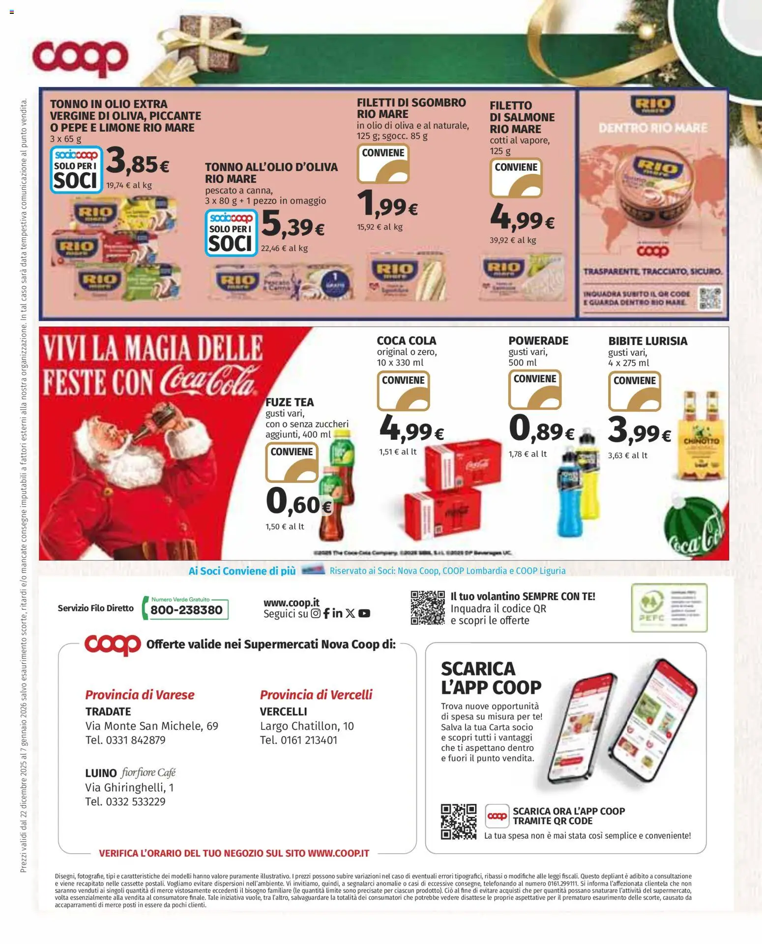 Volantino COOP del 22.12.2025 | Pagina: 34 | Prodotti: Pepe, Tonno, Bibite, Sgombro