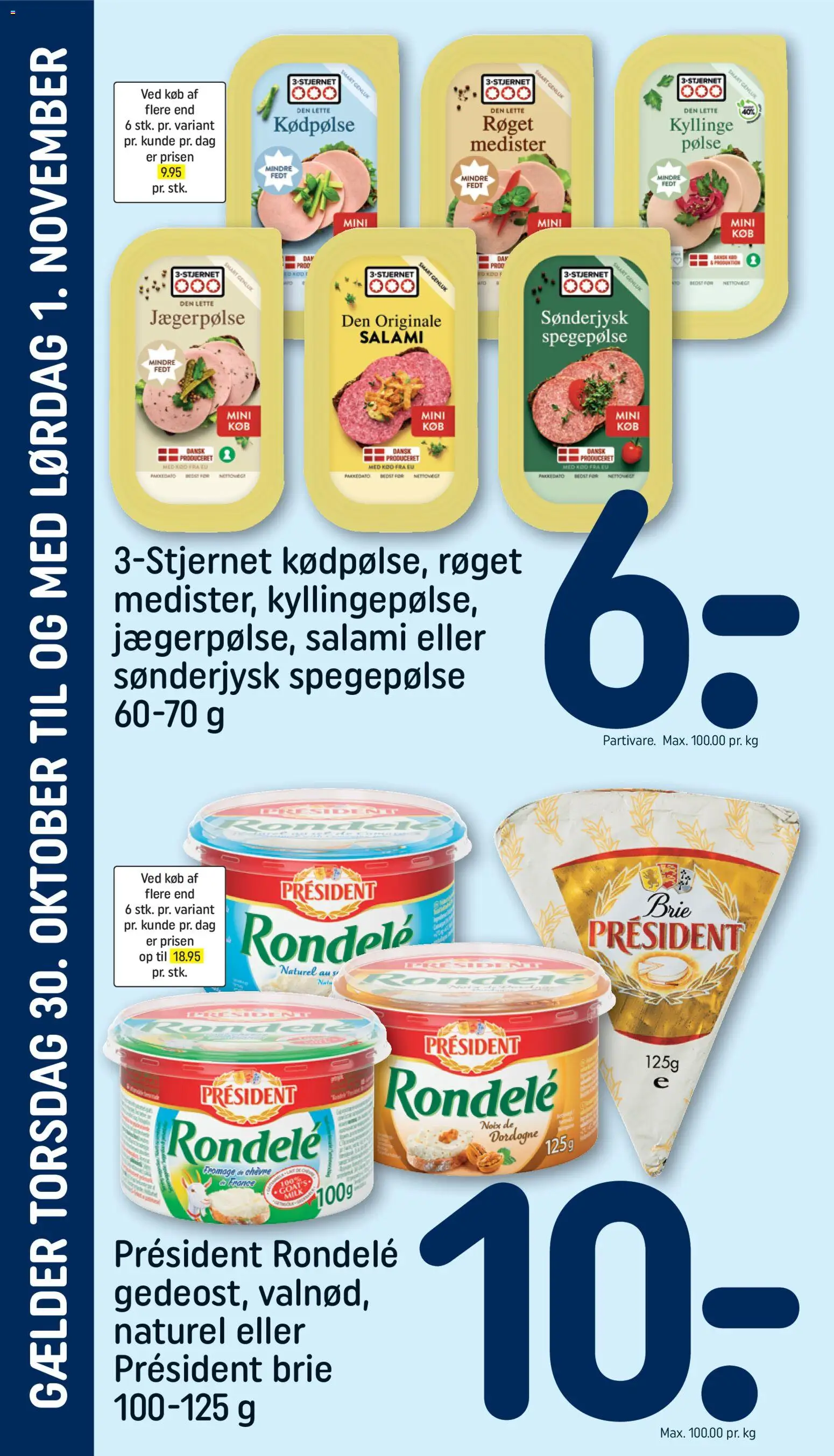 Rema 1000 tilbudsavis – gyldig fra 30.10.2025 | Side: 4 | Produkter: Salami, Spegepølse