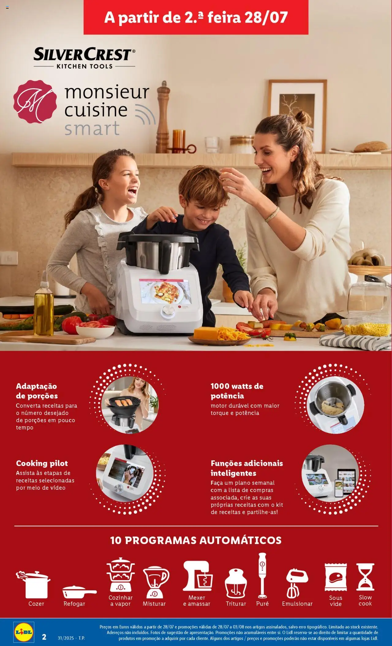 Lidl Novidades │ válido de 28.07.2025 | Página: 2 | Produtos: Vídeo, Faca