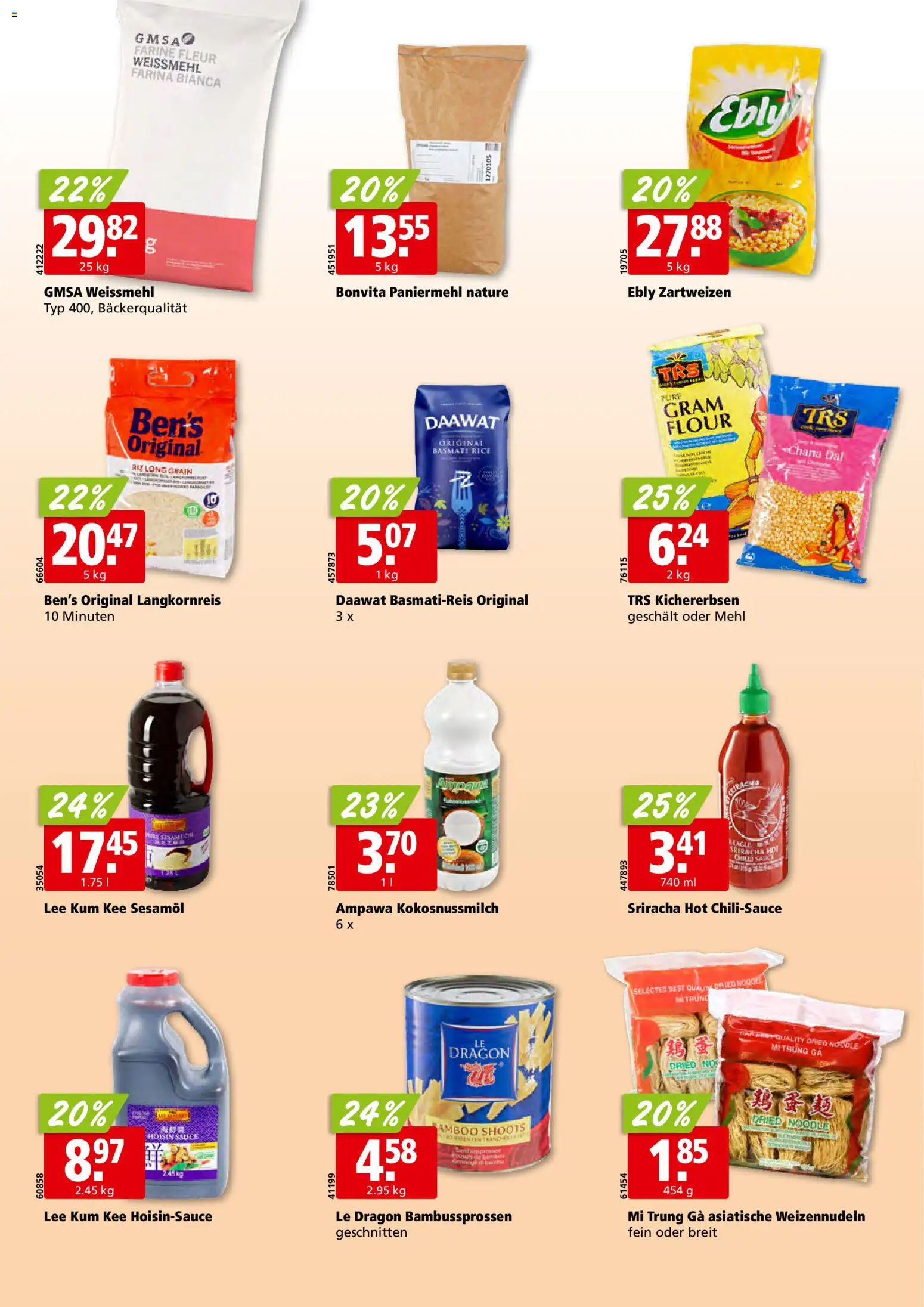 Aligro aktionen – gültig ab 04.05.2026 | Seite: 22 | Produkte: Mehl, Basmatireis