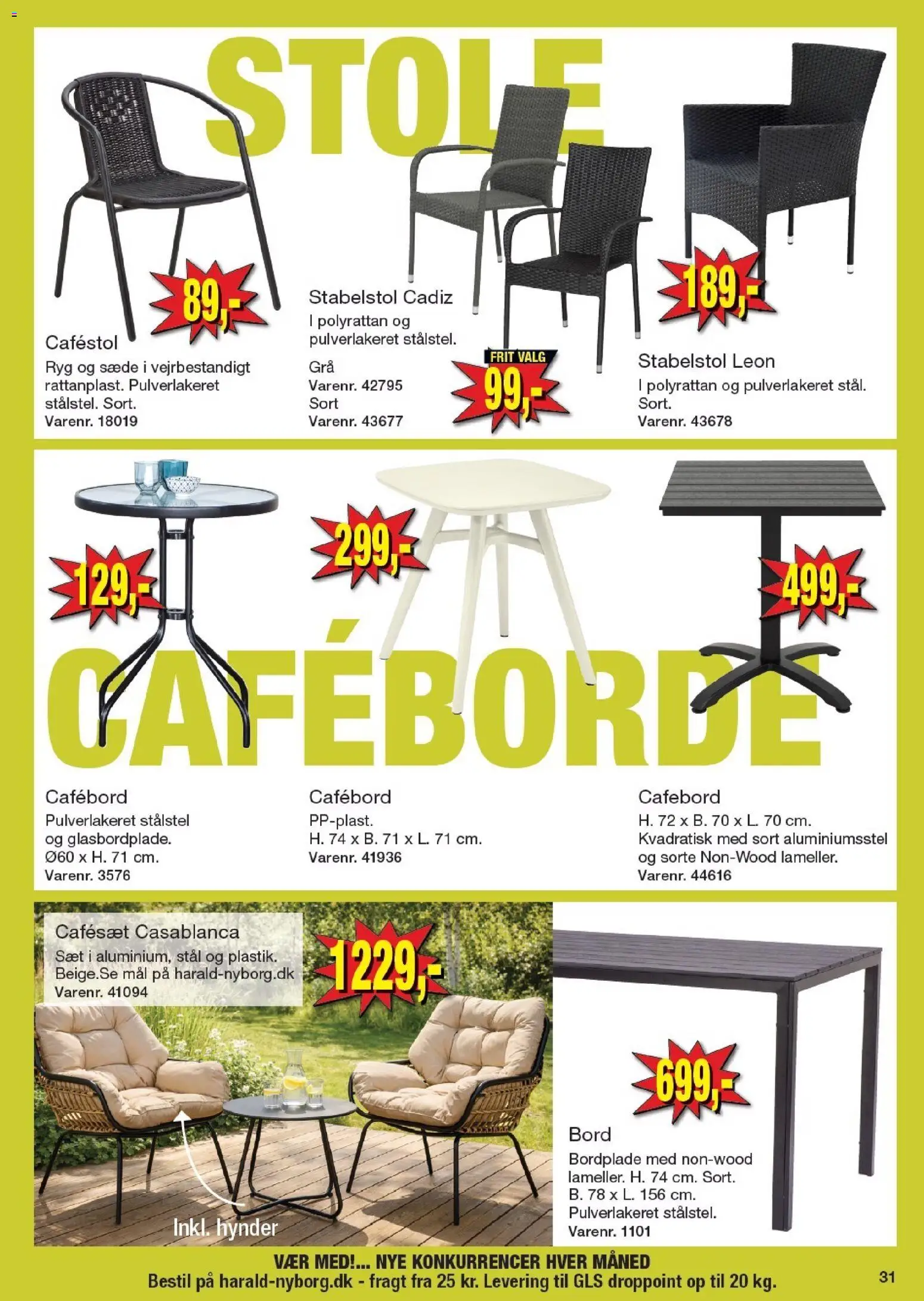 Harald Nyborg tilbudsavis – gyldig fra 09.04.2026 | Side: 33 | Produkter: Bord