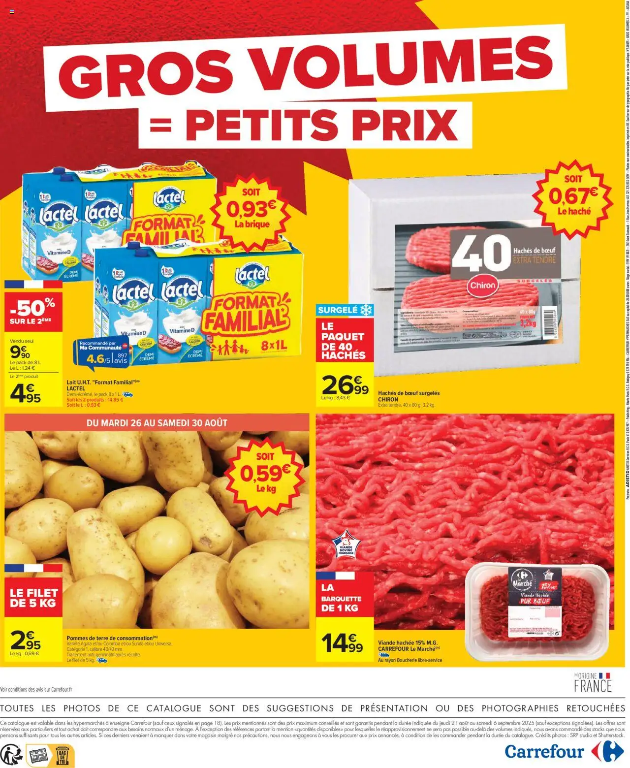  | Page: 2 | Produits: Viande hachée, Lait, Viande, Viande bovine