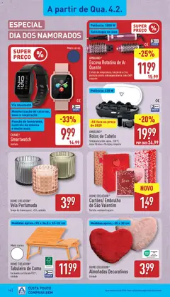 Pré-visualização Aldi folheto válido de 02.02.2026 | Página: 16 | Produtos: Cabo, Smartwatch, Cama, Almofadas decorativas