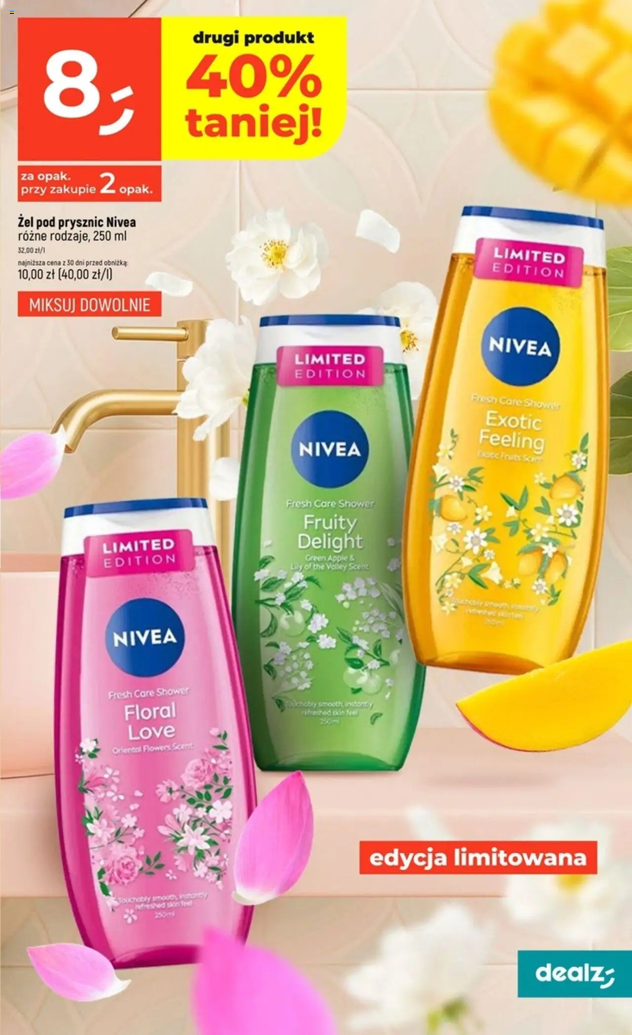 Dealz Gazetka od 14.08.2025 | Strona: 13 | Produkty: Prysznic, Żel pod prysznic