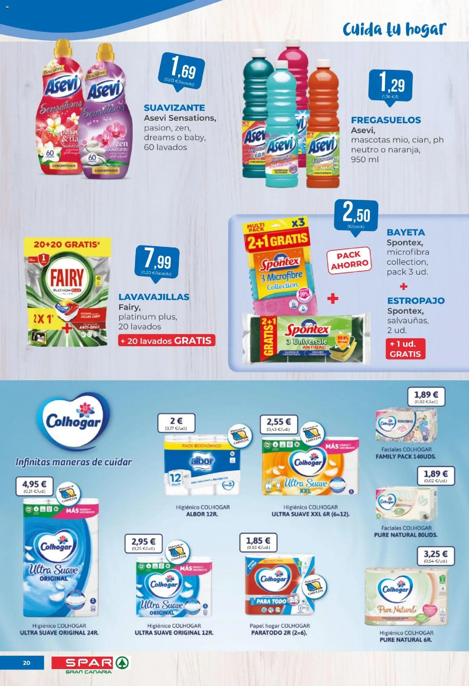 Spar - folleto │ válido desde el 09.01.2026 | Página: 20 | Productos: Suavizante, Lavavajillas