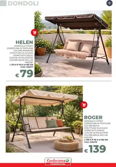 Anteprima del volantino Conforama volantino Giardino valido a partire dal 19.03.2026 | Pagina: 16 | Prodotti: Dondolo