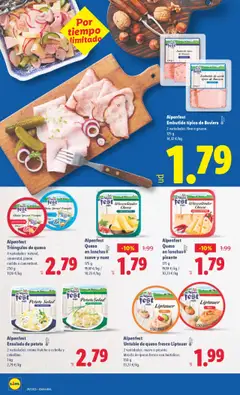 Lidl catálogo BCN │ válido desde el 07.07.2025 | Página: 22 | Productos: Queso, Jamón cocido, Cerdo, Ensalada