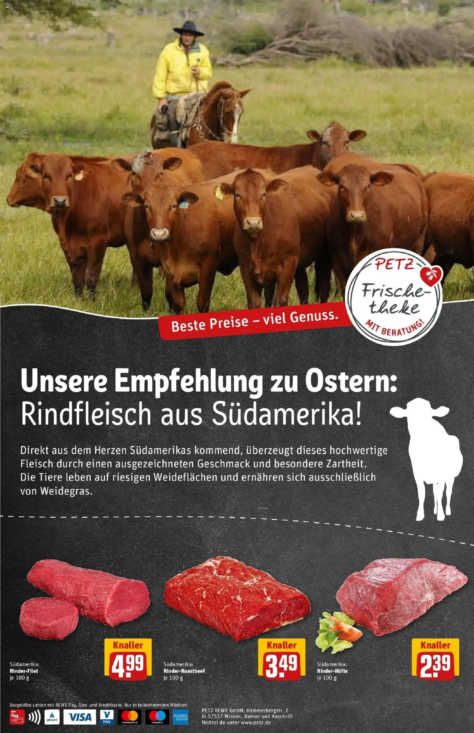 Rewe Prospekt Dillenburg	 – gültig ab 30.03.2026 | Seite: 2 | Produkte: Theke, Rinderfilet, Rindfleisch, Fleisch