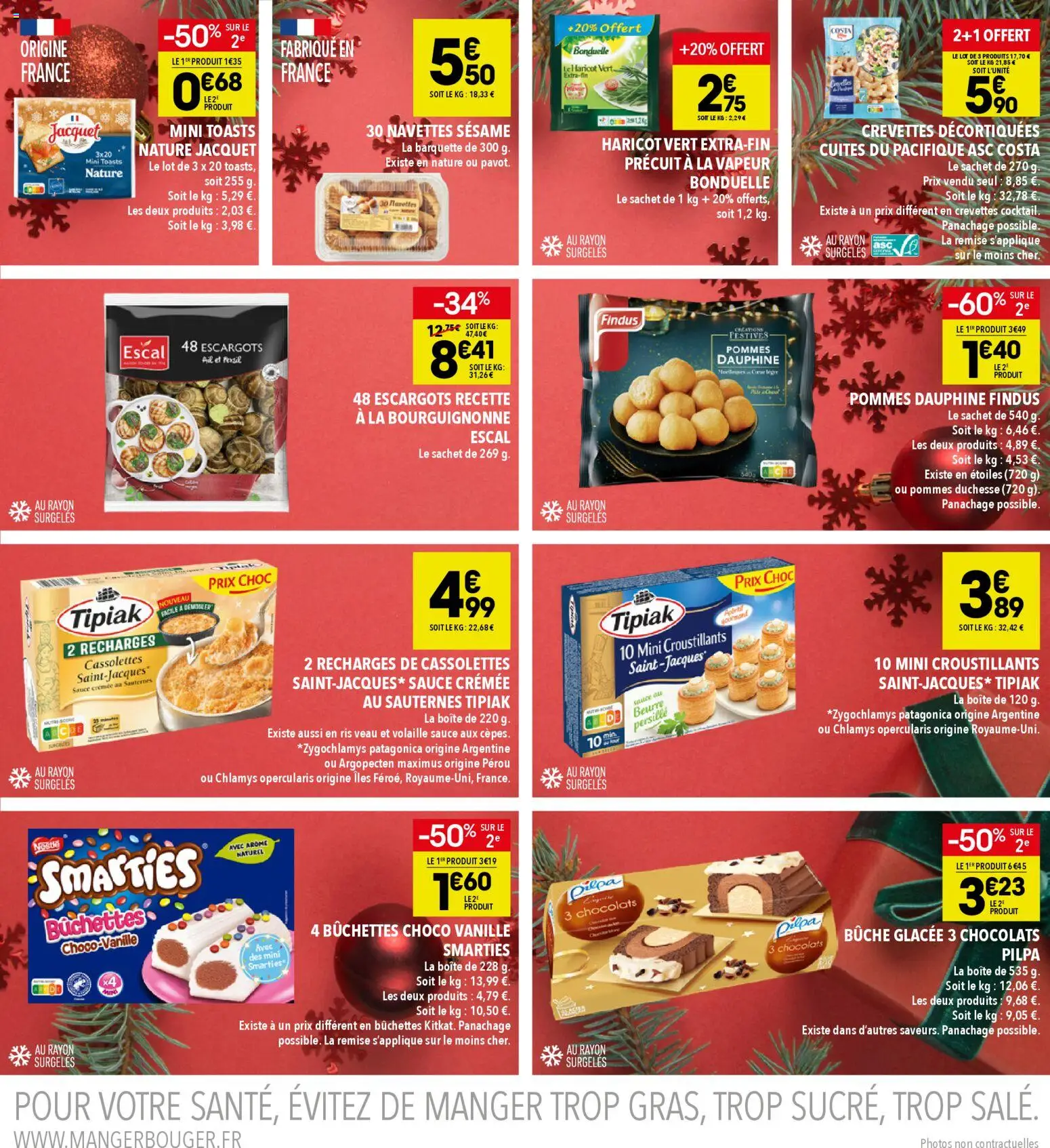 {H1} | Page: 3 | Produits: Persil, Volaille, Escargots, Crevettes