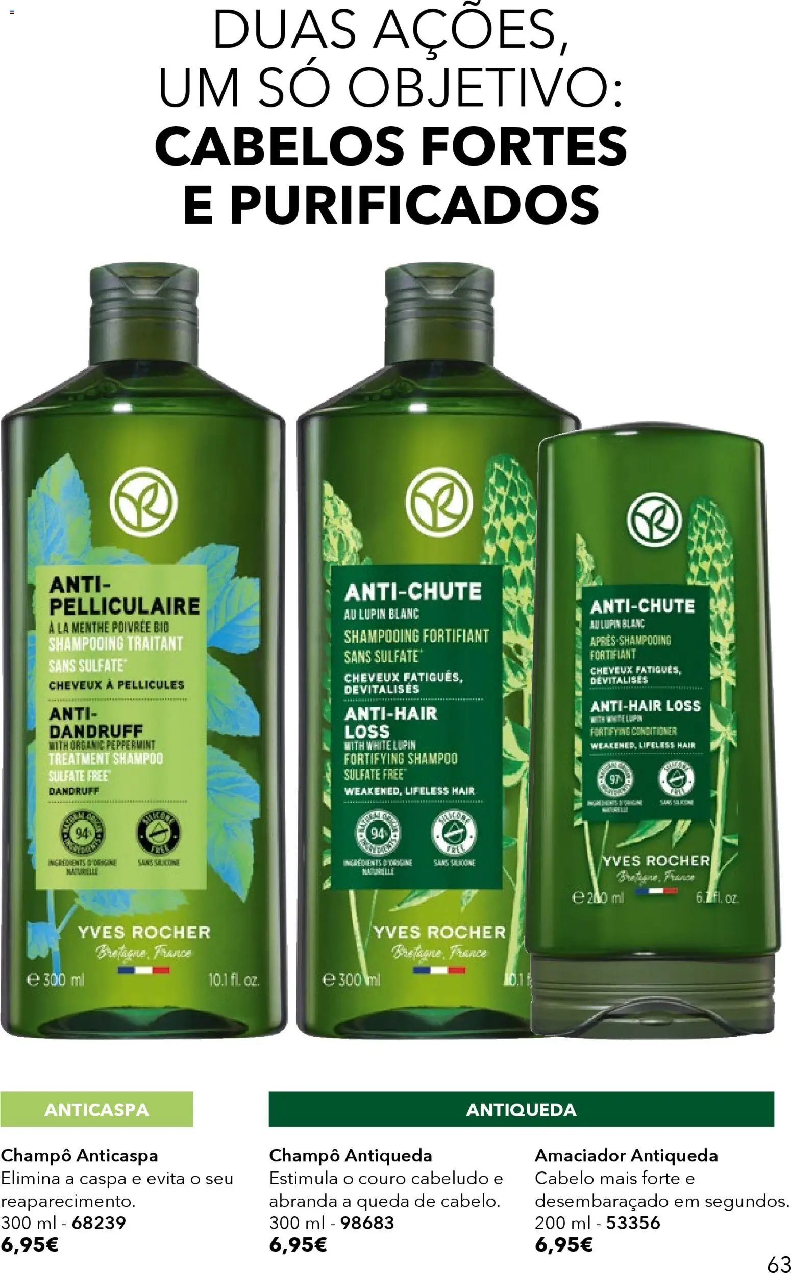 Yves Rocher catálogo 1 │ válido de 31.12.2025 | Página: 63 | Produtos: Shampoo