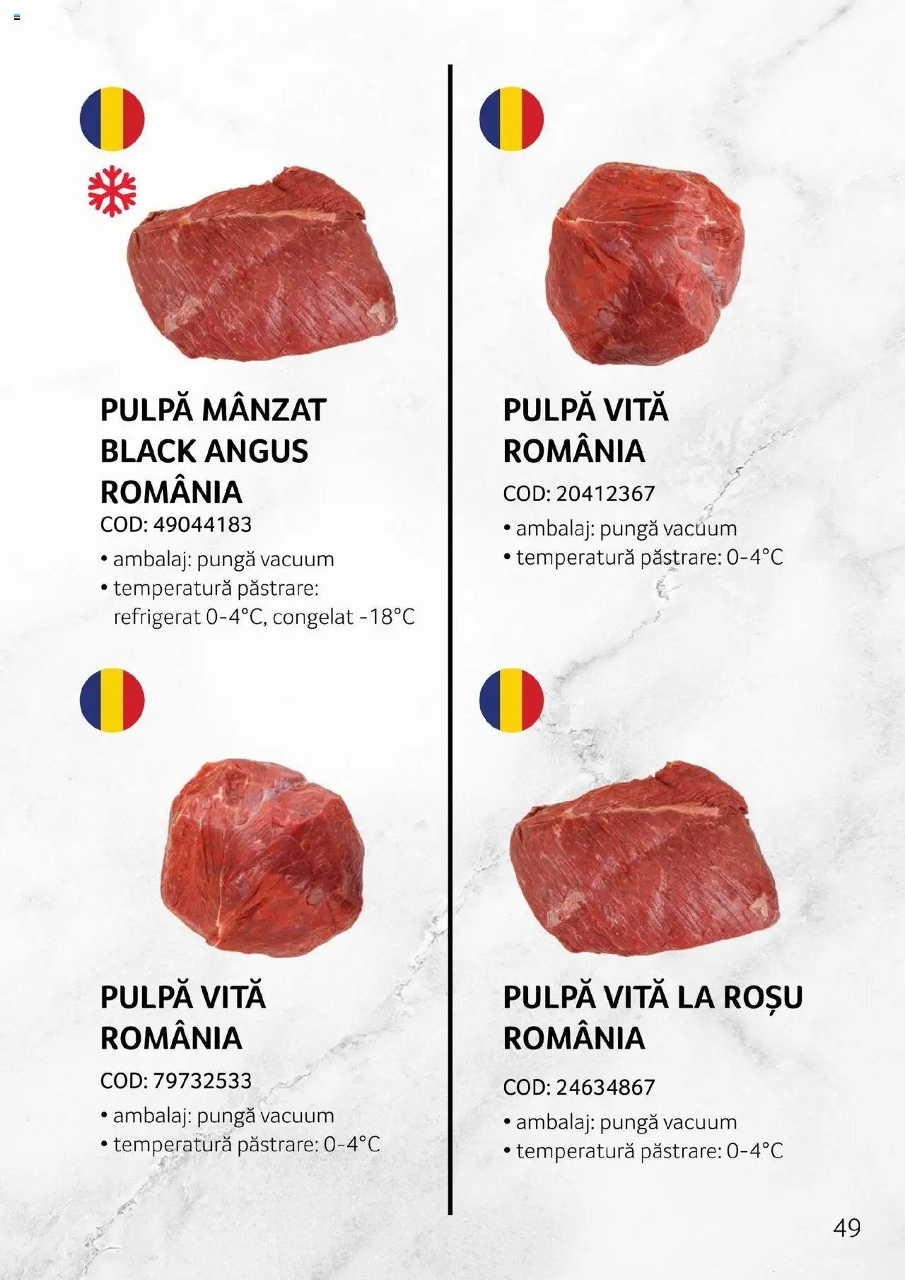 Catalog Selgros - Carne – valabil de la 27.04.2023 | Pagină: 49 | Produse: Pungă, Carne De Porc, Condimente, Sare