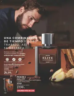 Eau de Toilette Elite Gentleman Quest, Eau de Toilette Elite Gentleman Quest jengibre, aceite esencial de café, madera de cedro │ válido desde el 01.09.2025 | Página: 120 | Productos: Perfume, Eau de toilette, Aceite, Ducha