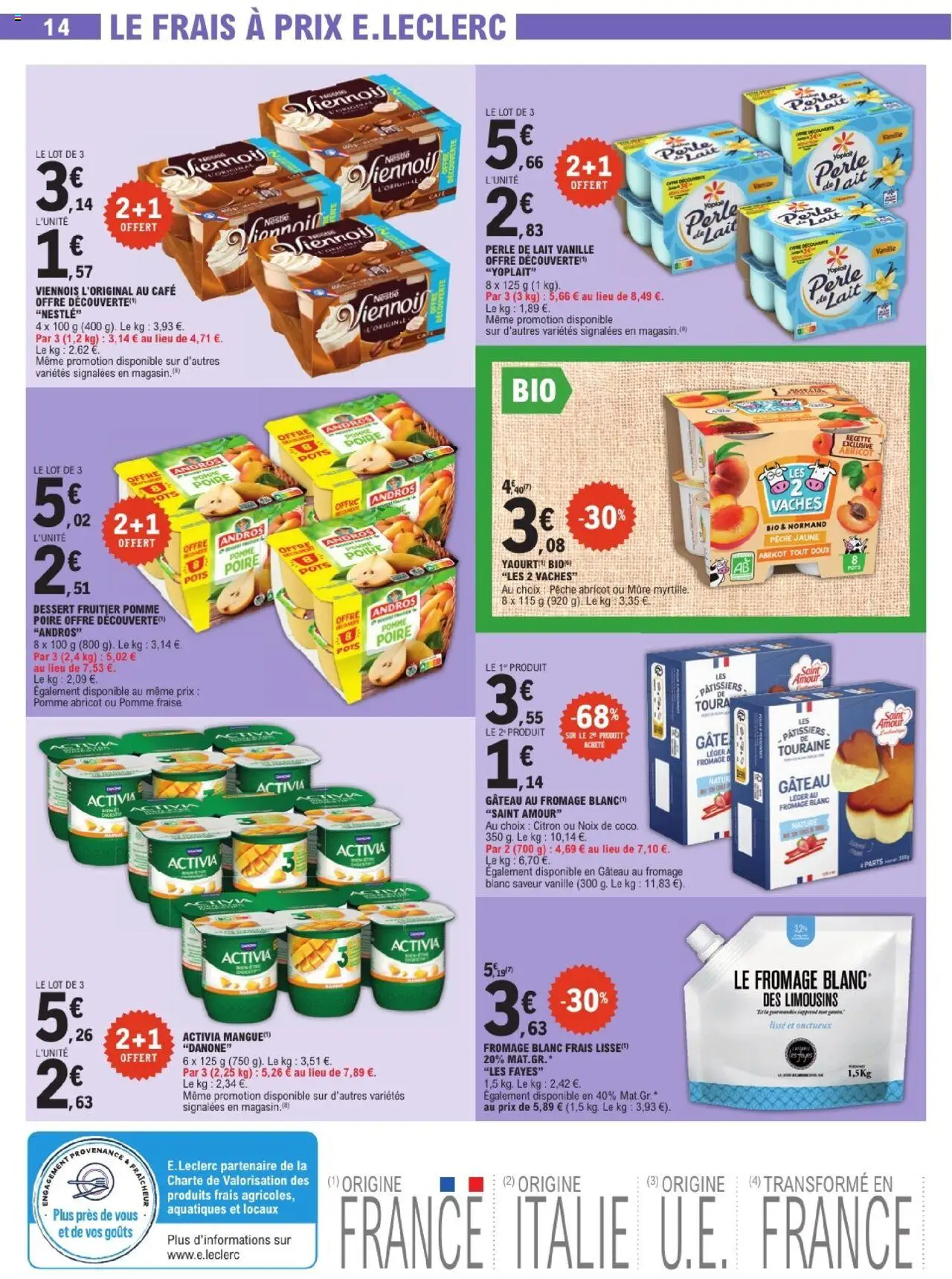  | Page: 14 | Produits: Abricot, Pêche, Poire, Pomme