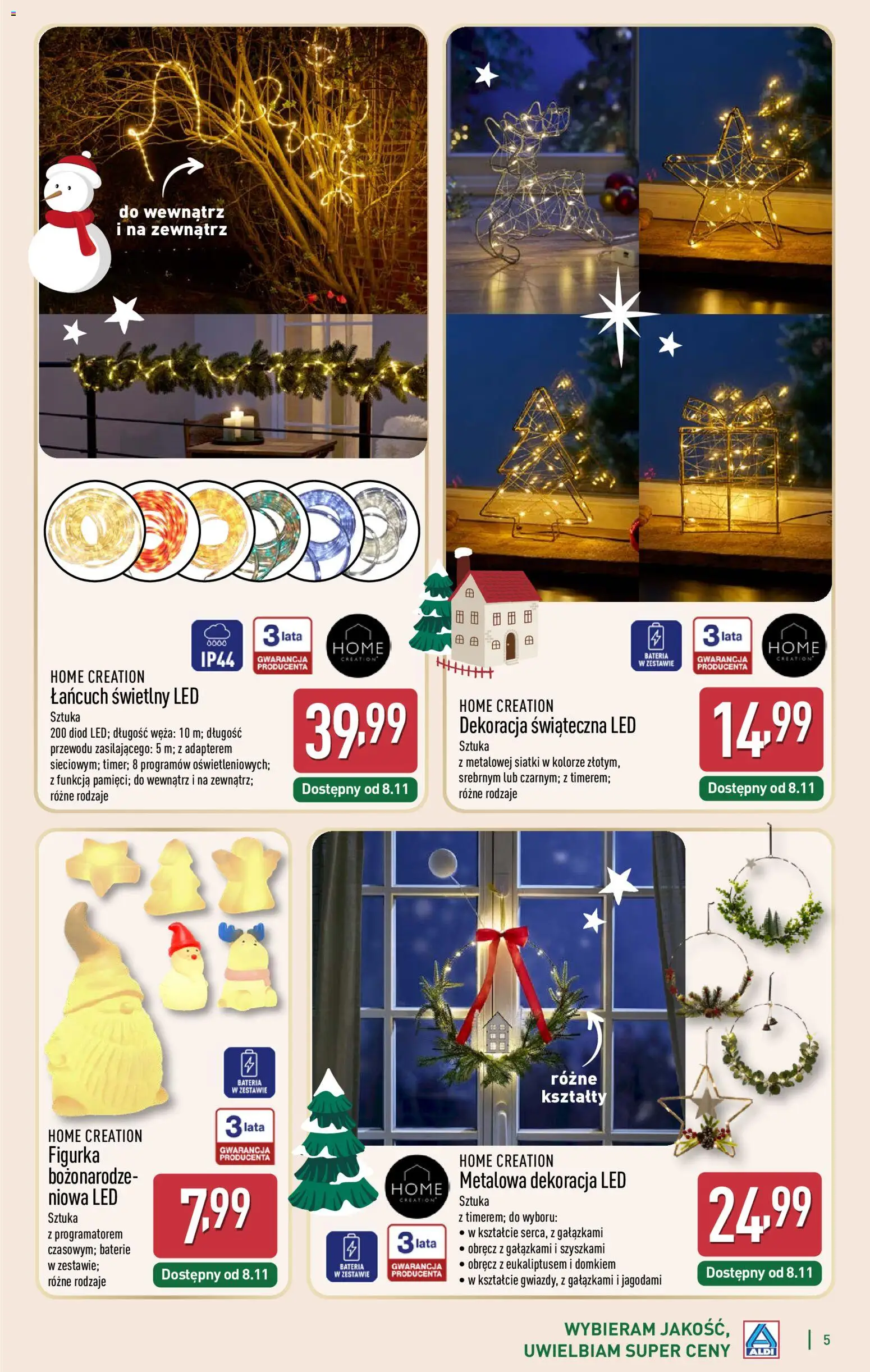 Aldi Gazetka - Katalog prezentowy od 03.11.2025 | Strona: 5 | Produkty: Baterie, Bateria