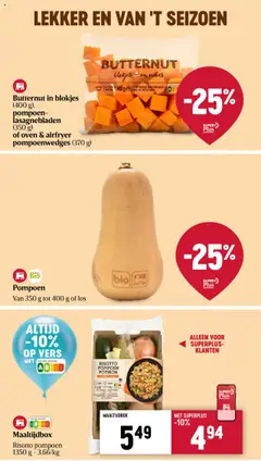 Pompoen, Pompoen Van 350 g tot 400 g of los - Voorbeeld van een folder van Delhaize, geldig van 16.10.2025 | Pagina: 11