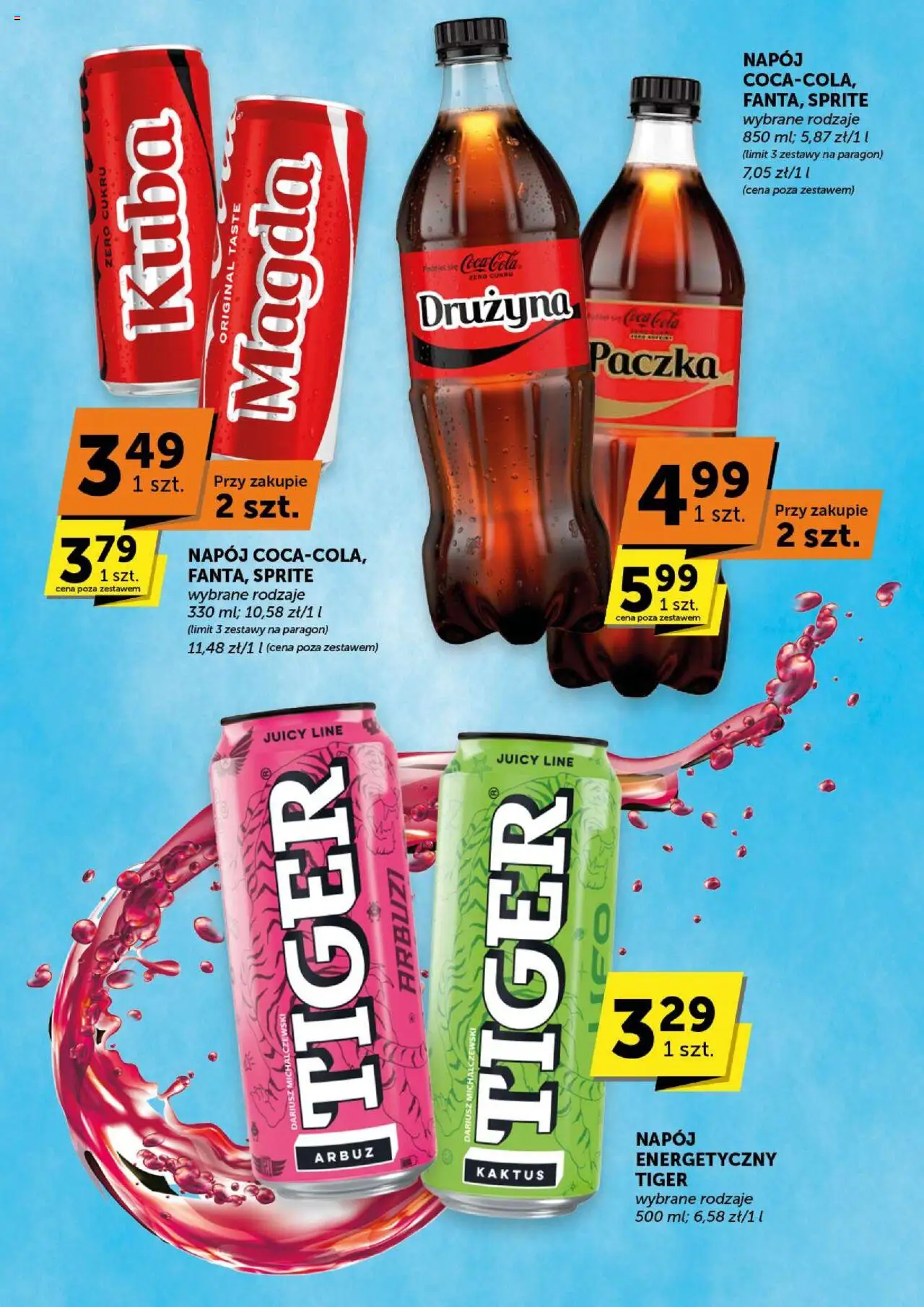 Euro Sklep Gazetka - Market od 07.08.2025 | Strona: 32 | Produkty: Arbuz, Sprite, Coca cola