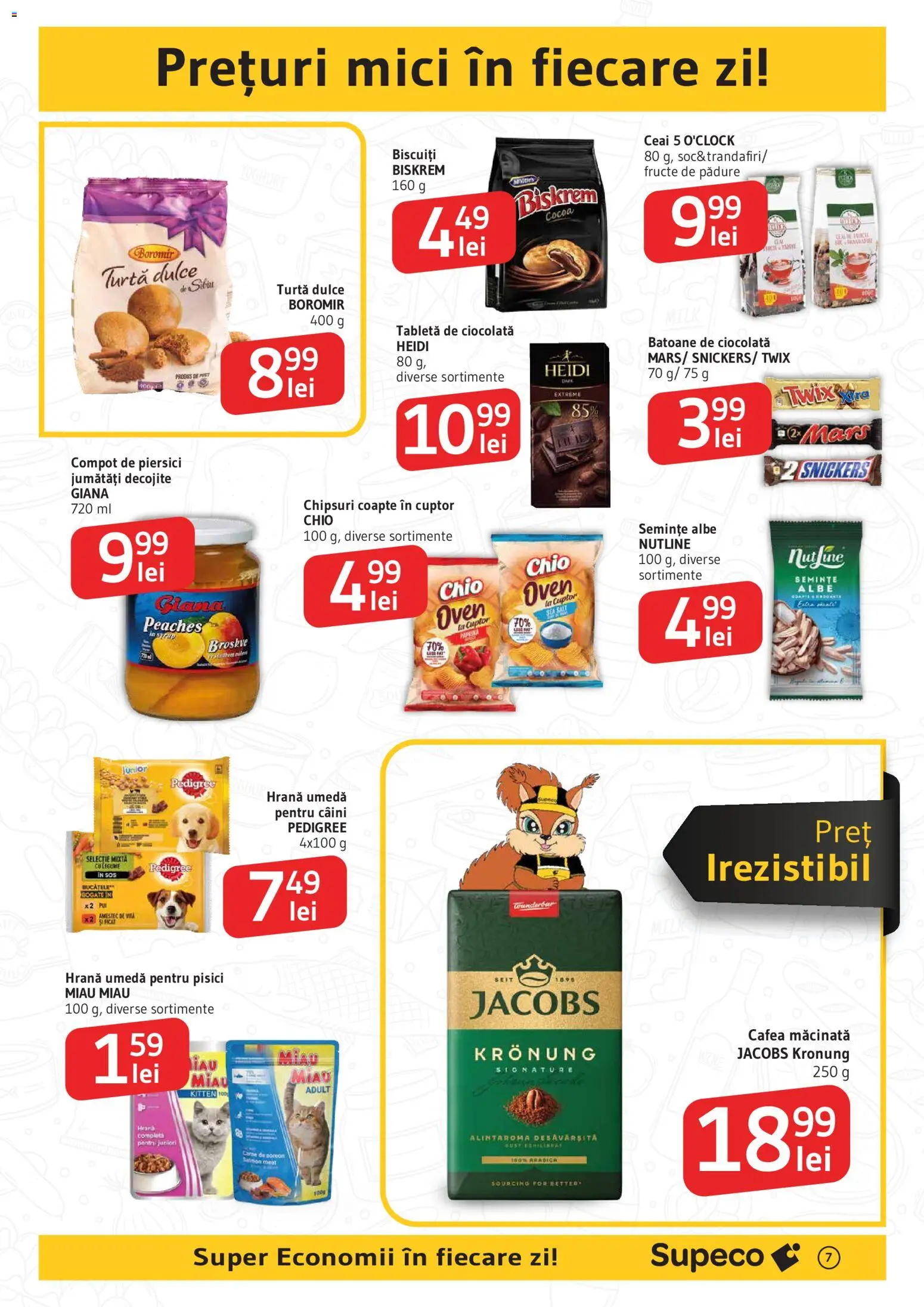 Noul catalog Supeco – valabil de la 13.11.2025 | Pagină: 7 | Produse: Cuptor, Mici, Ciocolată, Chipsuri