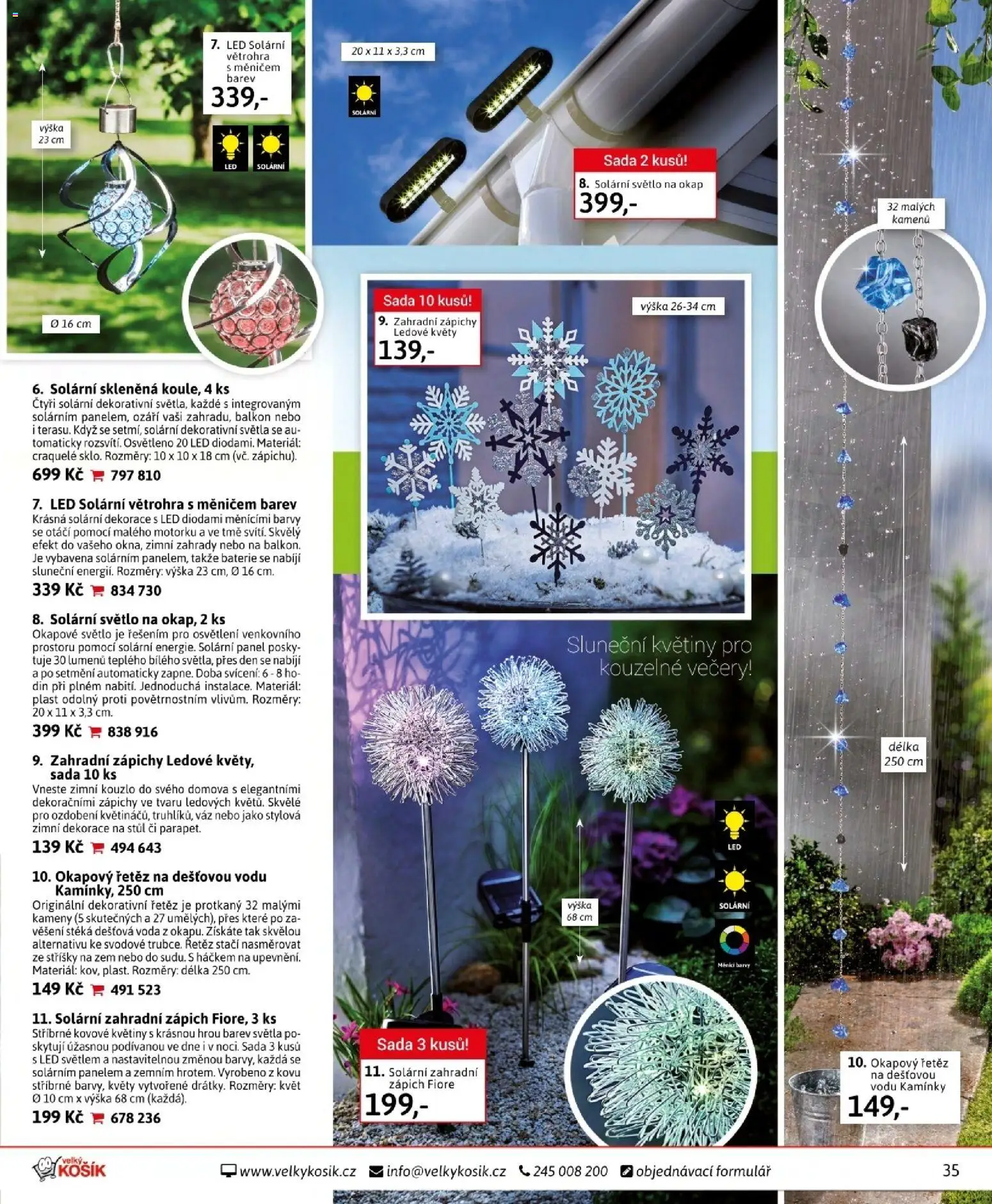 Velký Košík katalog únor 2026 od 01.02.2026 | Strana: 35 | Produkty: Stůl, Baterie, LED, Dekorace