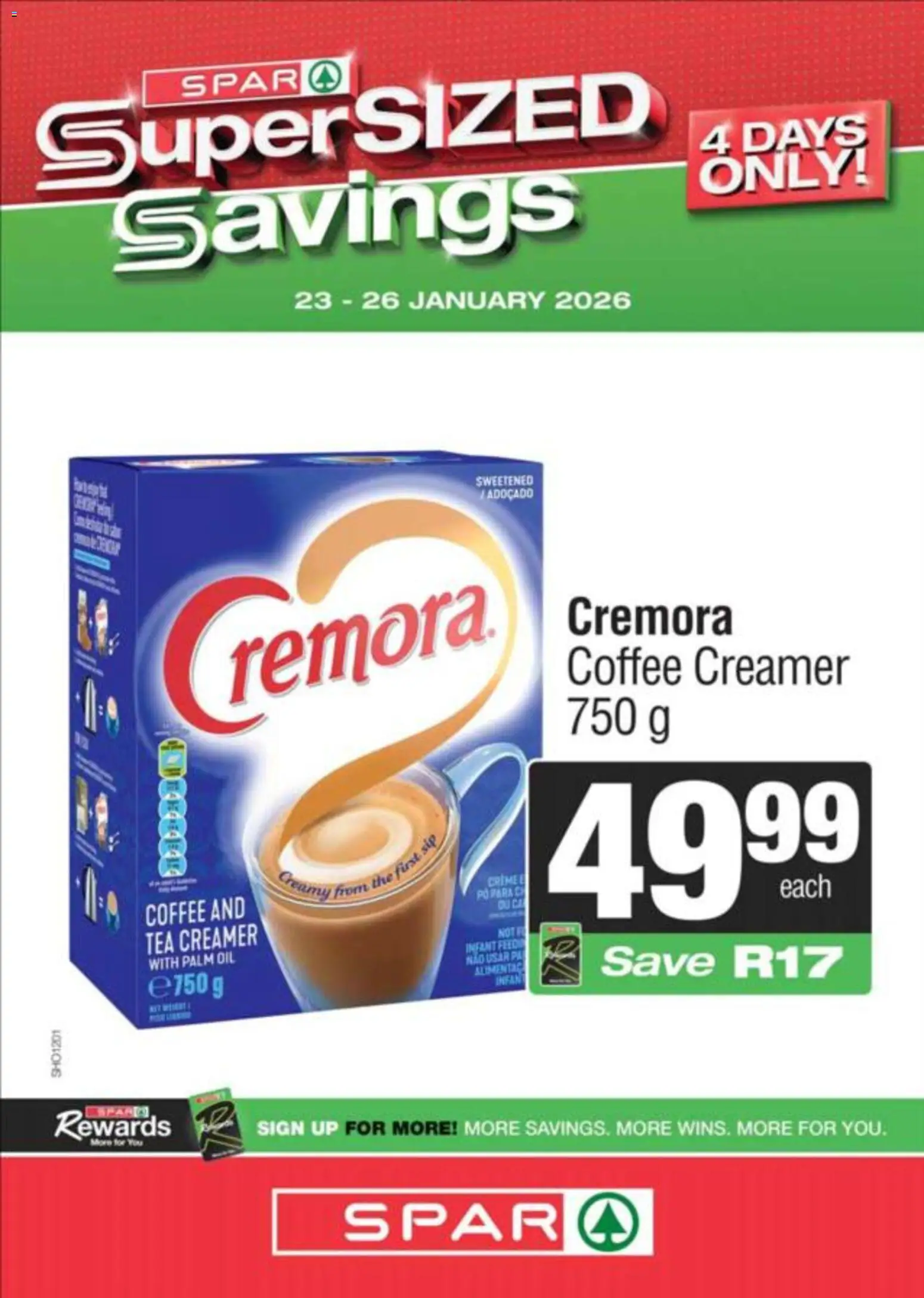 New Superspar catalogue – valid from 23.01.2026 | Page: 3 | Products: Creamer, Oil, Coffee, Tea