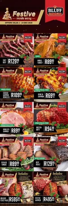 Bluff Meat Supply specials catalogue – valid from 01.12.2025