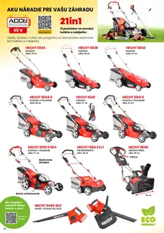 Hecht leták platný od 19.02.2026 | Strana: 52 | Produkty: Aku náradie, Kosačka, Svetlo, Fréza