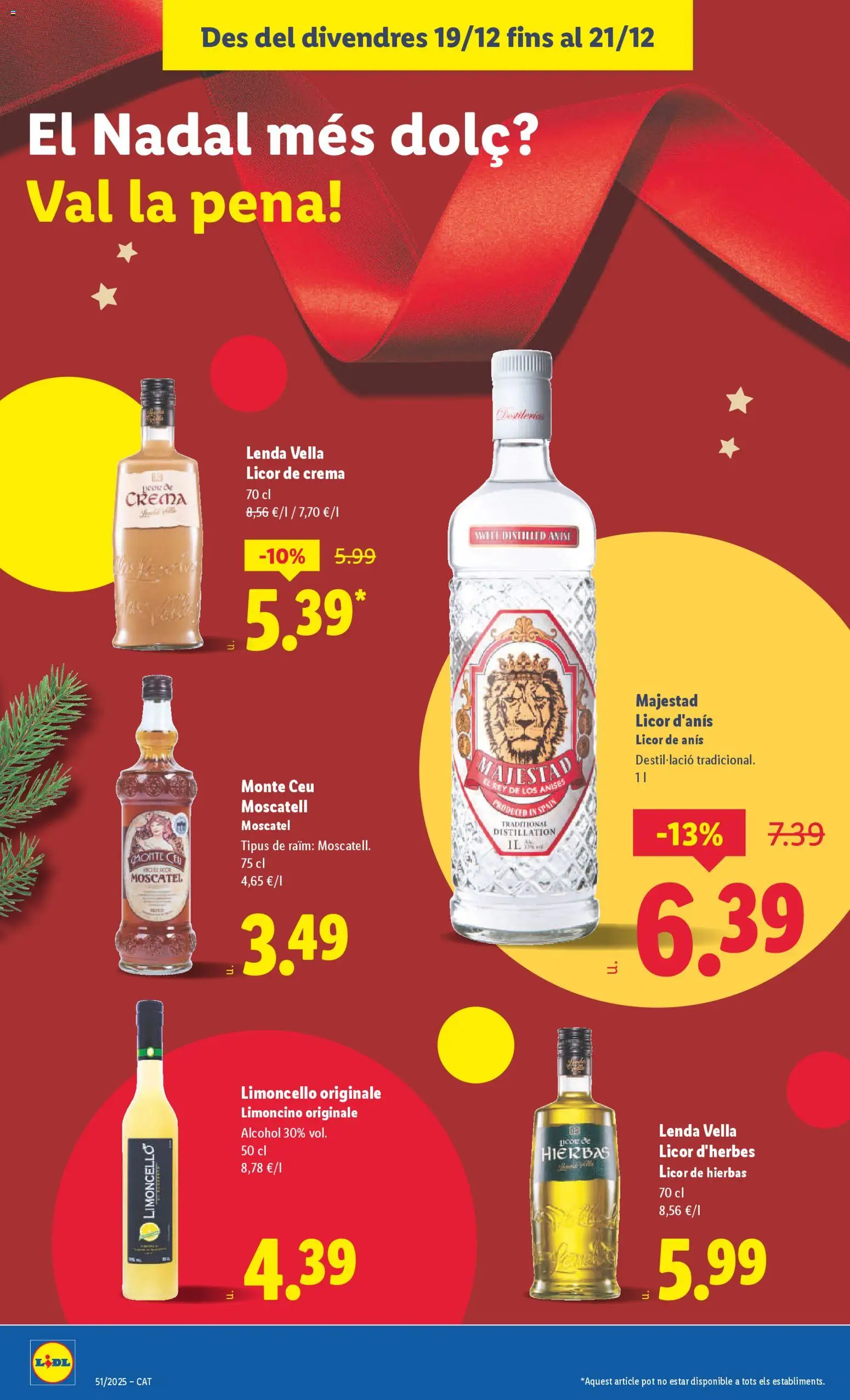 Lidl folleto │ válido desde el 15.12.2025 | Página: 42 | Productos: Licor, Crema