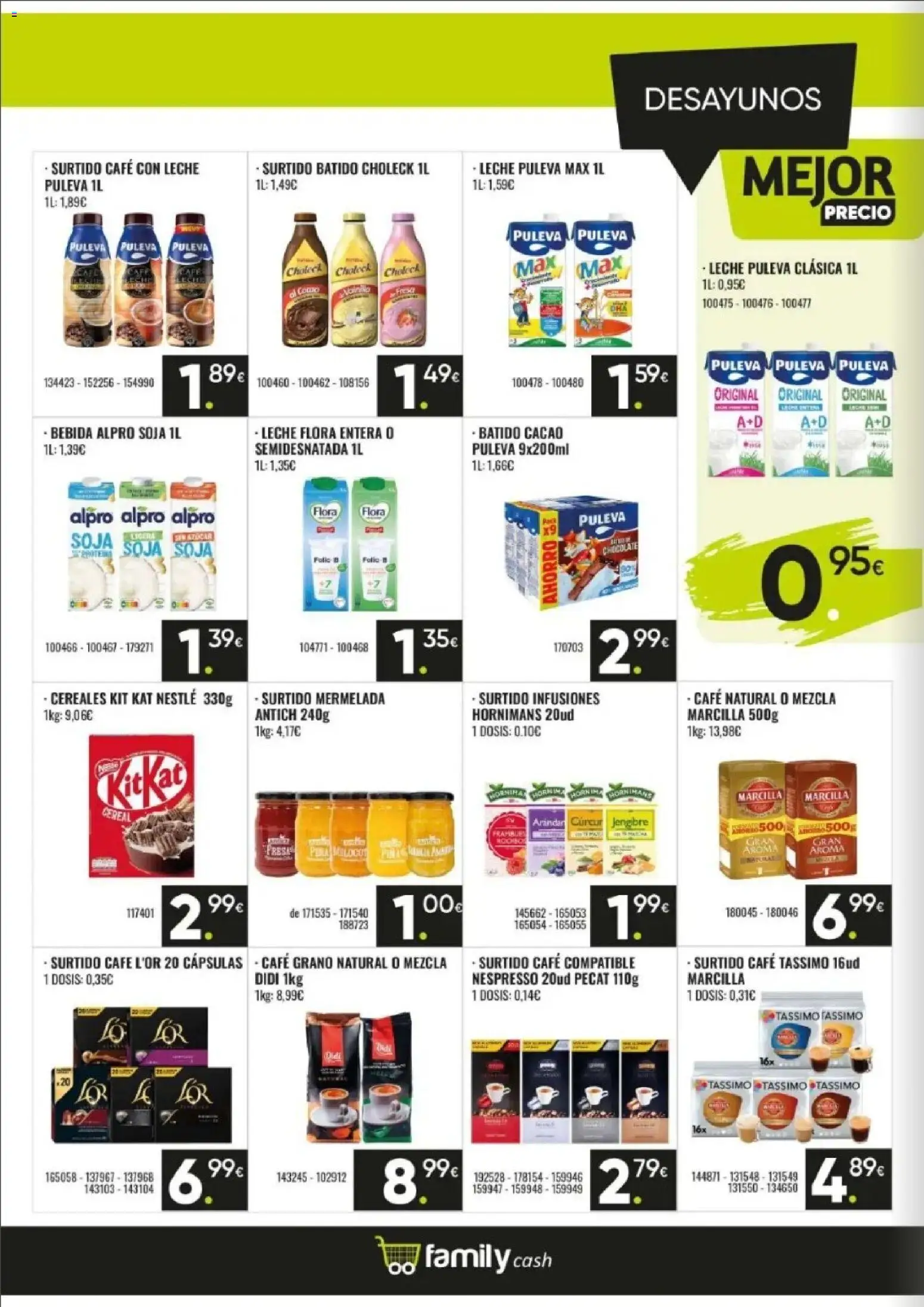 Family Cash folleto │ válido desde el 06.04.2026 | Página: 10 | Productos: Leche, Chocolate, Cereales, Φρυγανιές σικάλεως