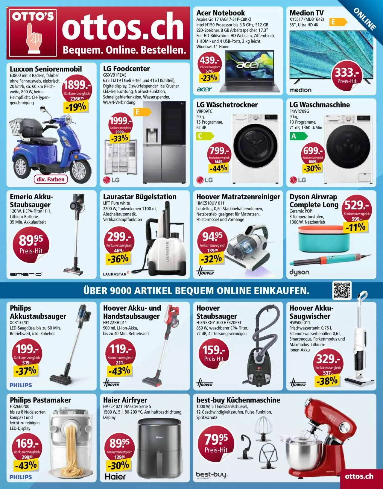 Otto's Aktionen ab 12.08.2025 | Seite: 13 | Produkte: Notebook, Staubsauger, LG, Dyson