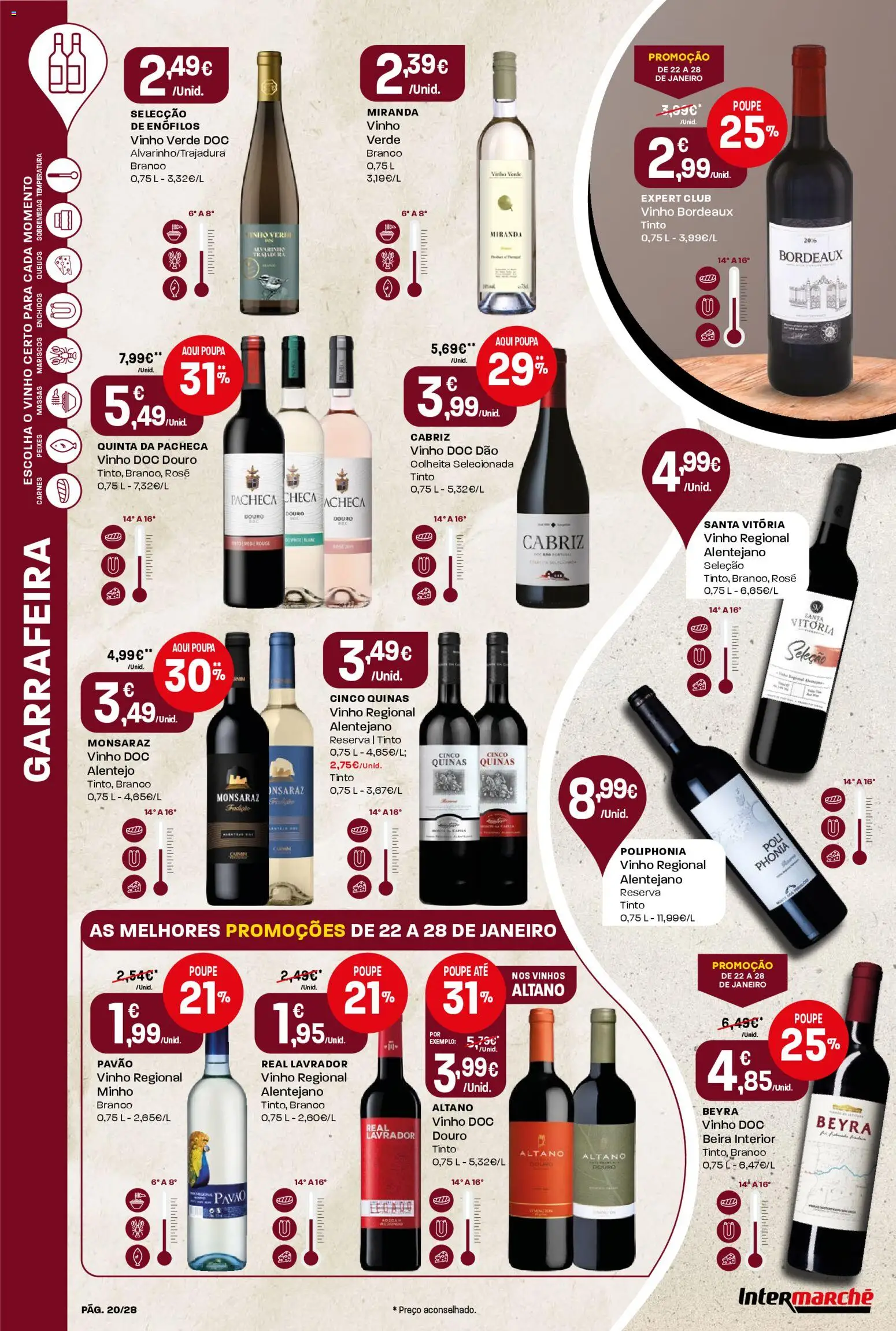 Intermarché Folheto Contact │ válido de 22.01.2026 | Página: 20 | Produtos: Vinho