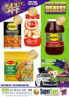 Super Save specials catalogue – valid from 09.10.2025 | Page: 70 | Products: Beans, Baked beans, Noodles, Tomato sauce