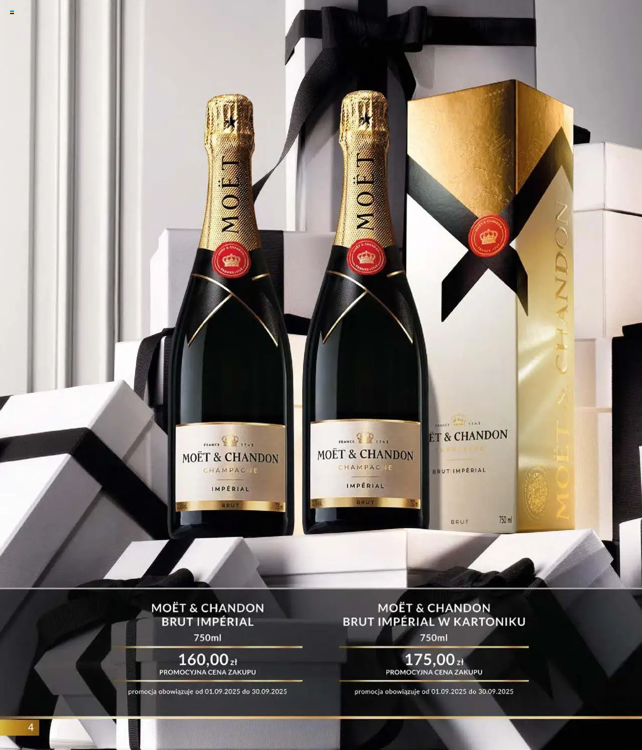 Eurocash Gazetka - Horeca od 01.09.2025 | Strona: 4 | Produkty: Moet, Champagne