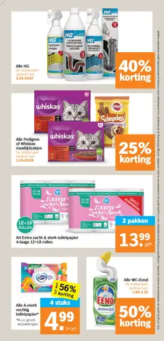 Albert Heijn folder week 11 - Voorbeeld van een folder van Albert Heijn, geldig van 09.03.2026 | Pagina: 31 | Producten: Kan, Papier, Pet, Toilet