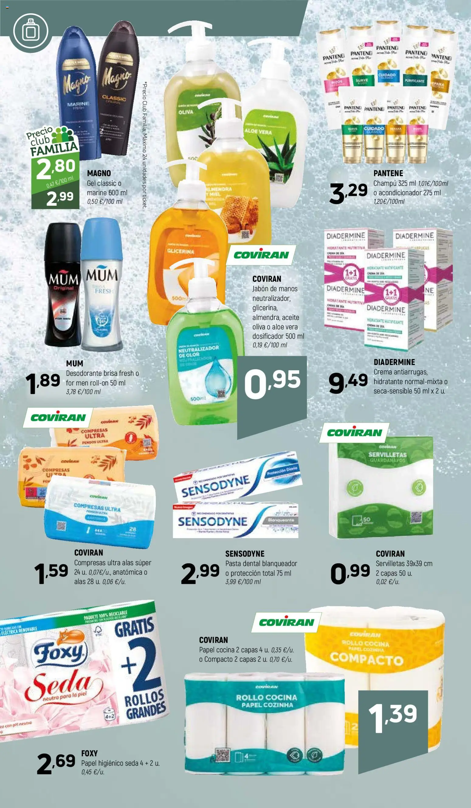 Coviran - La Corunya │ válido desde el 18.11.2025 | Página: 22 | Productos: Jabón, Desodorante, Pasta dental, Crema