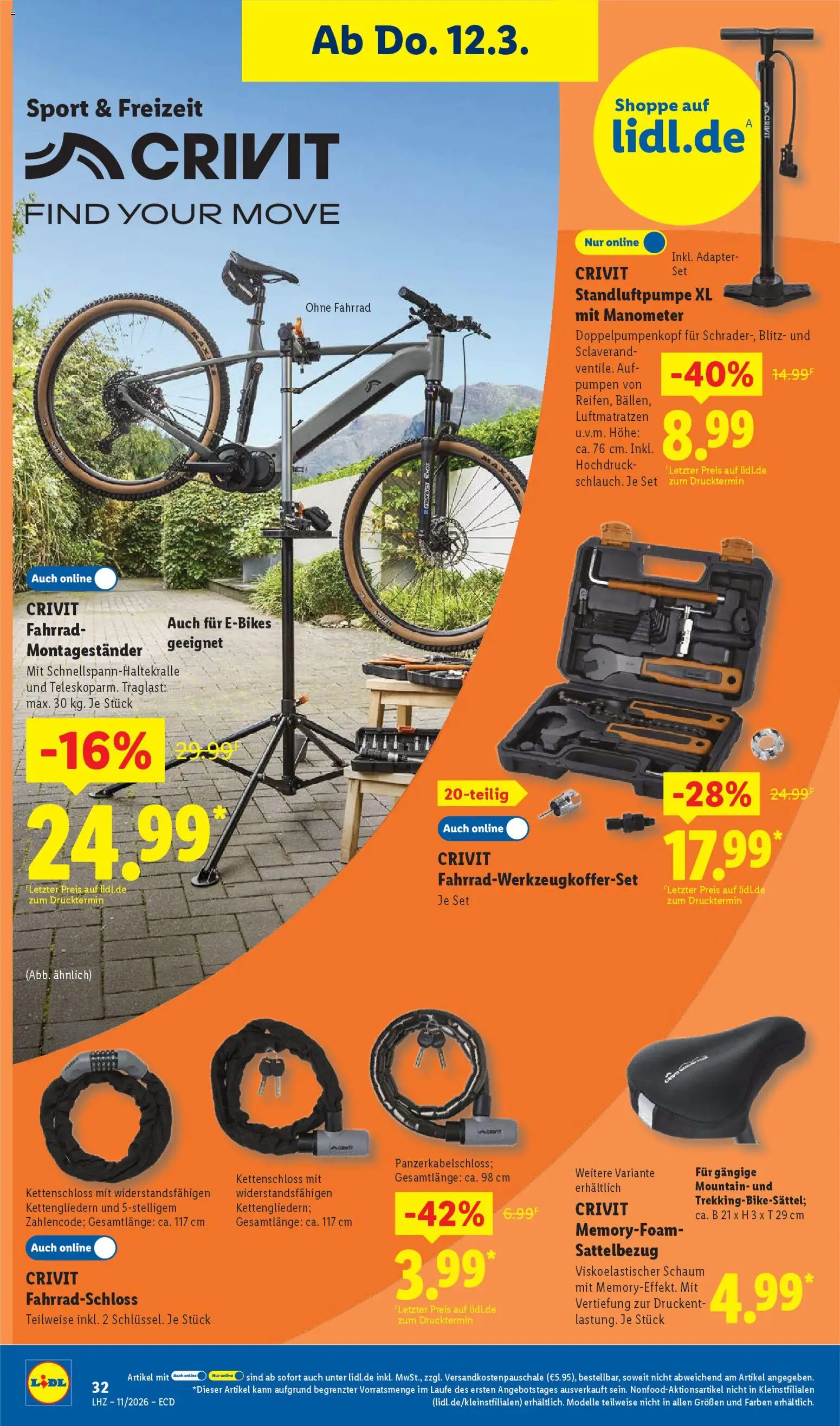 Lidl Prospekt – gültig ab 09.03.2026 | Seite: 52 | Produkte: Adapter, Manometer