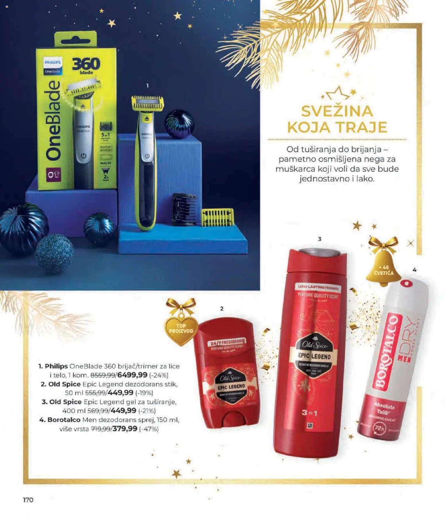 Lilly drogerie katalog - važi od 01.12.2025 | Strana: 170 | Proizvode: Dezodorans, Borotalco