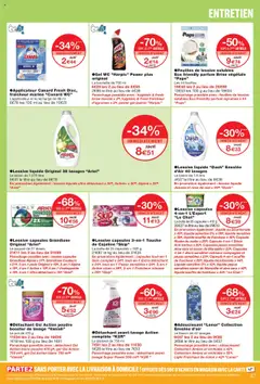 Monoprix - Prévisualisation de Monoprix catalogue valide à partir de 21.10.2025 | Page: 47 | Produits: Lessive Liquide, Adoucissant, Détachant, Orchidée