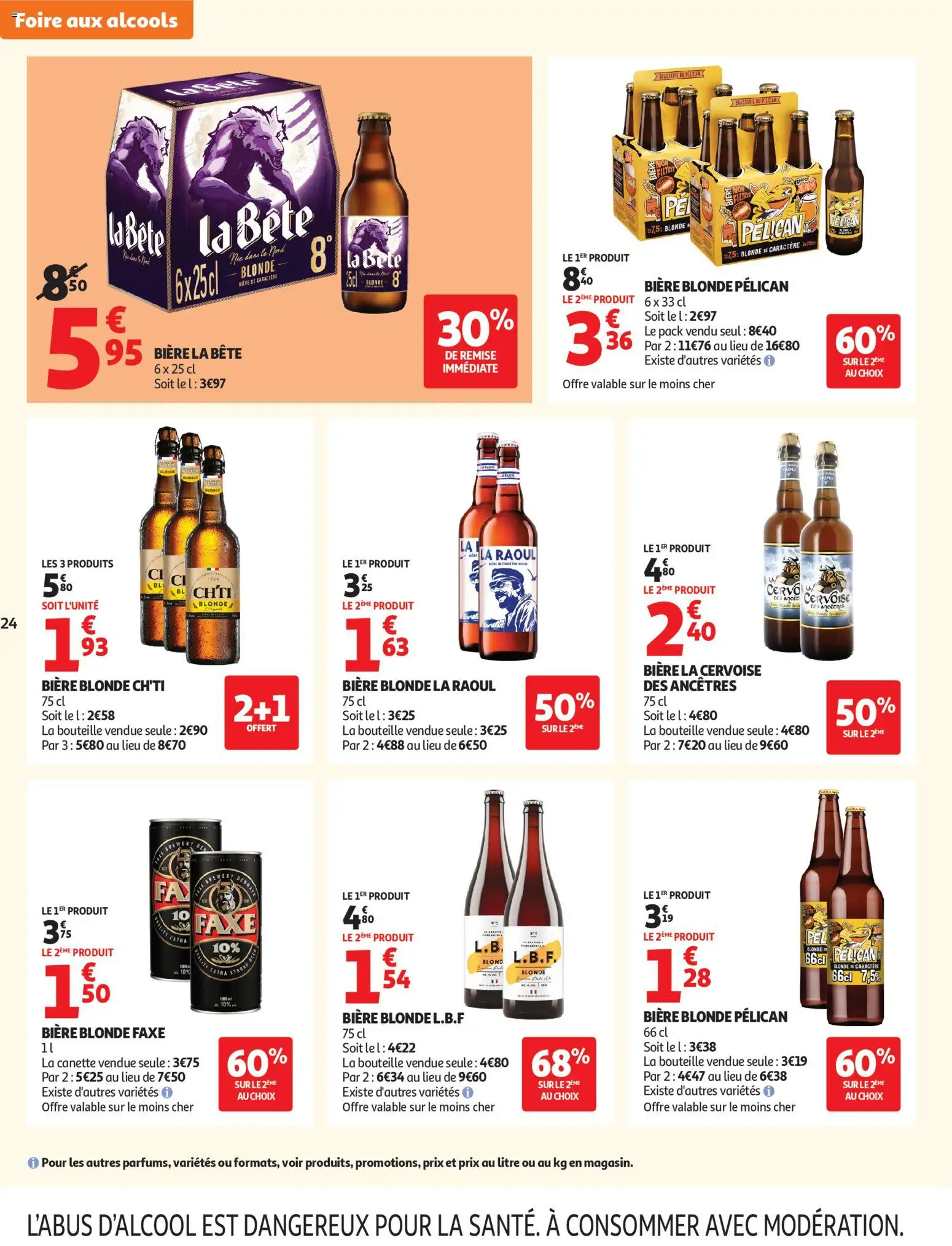 {H1} | Page: 24 | Produits: Bière blonde, Alcools, Bière